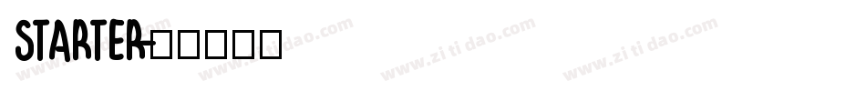 STARTER字体转换