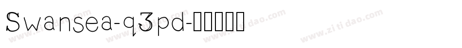 Swansea-q3pd字体转换