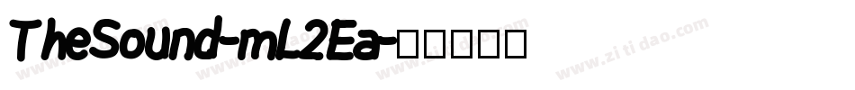 TheSound-mL2Ea字体转换