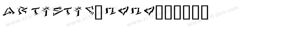 Artistic-nonO字体转换