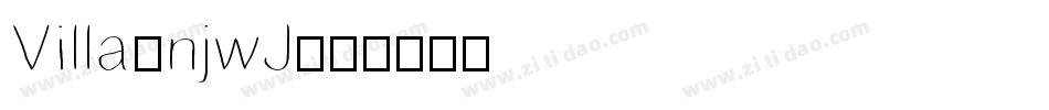 Villa-njwJ字体转换