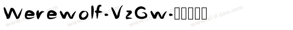 Werewolf-VzGw字体转换
