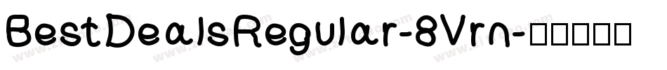 BestDealsRegular-8Vrn字体转换
