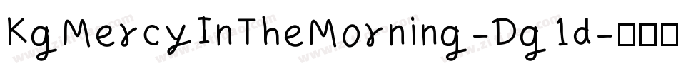 KgMercyInTheMorning-Dg1d字体转换