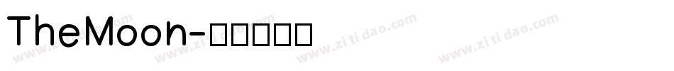 TheMoon字体转换