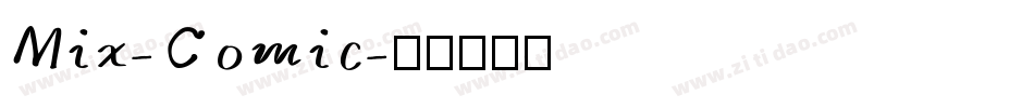 Mix-Comic字体转换