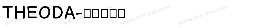 THEODA字体转换
