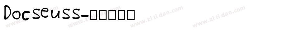 Docseuss字体转换