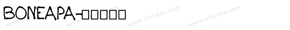 BONEAPA字体转换