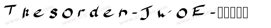 Thesorden-JwoE字体转换