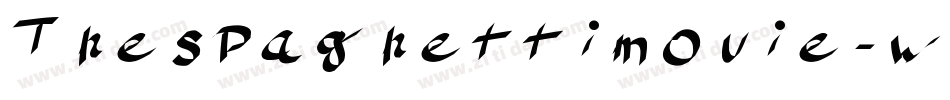 Thespaghettimovie-w5xx字体转换