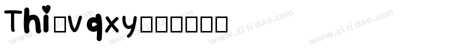 Thi-vqxy字体转换