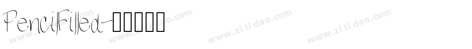PencilFilled字体转换