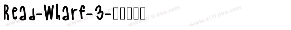Read-Wharf-3字体转换