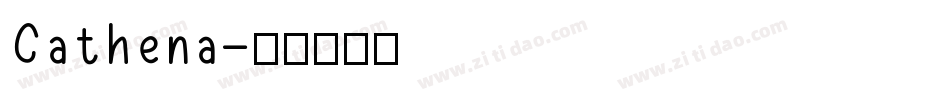 Cathena字体转换
