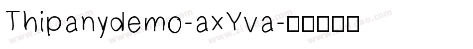 Thipanydemo-axYva字体转换