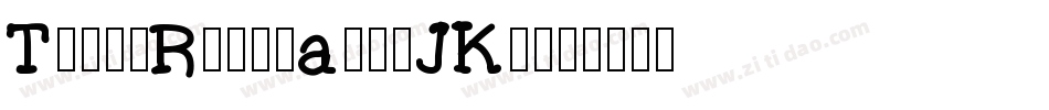 ThirdRegular-rJK9字体转换