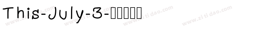 This-July-3字体转换