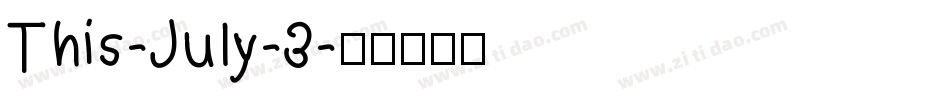 This-July-3字体转换