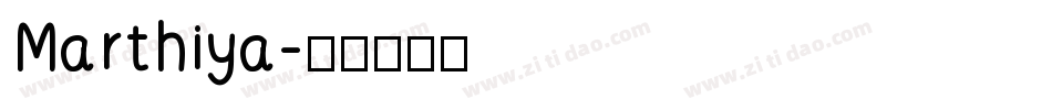 Marthiya字体转换