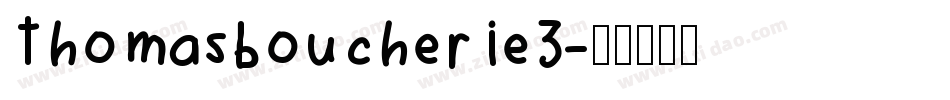 thomasboucherie3字体转换