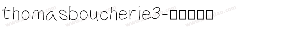 thomasboucherie3字体转换