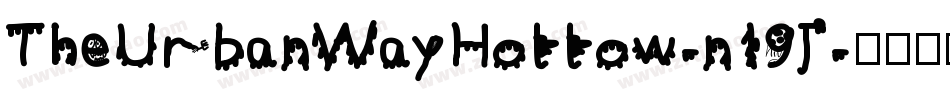 TheUrbanWayHollow-n19J字体转换