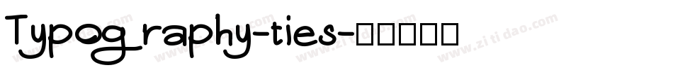 Typography-ties字体转换