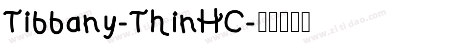Tiffany-ThinHC字体转换