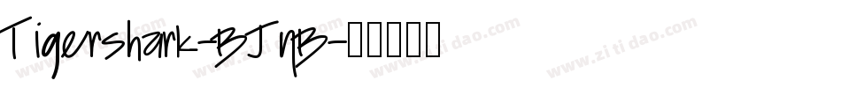 Tigershark-BJnB字体转换