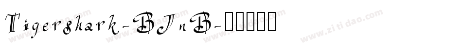 Tigershark-BJnB字体转换