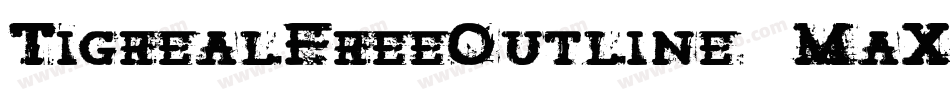 TigrealFreeOutline-8MaXJ字体转换