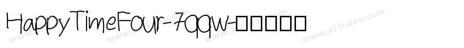 HappyTimeFour-7qqw字体转换