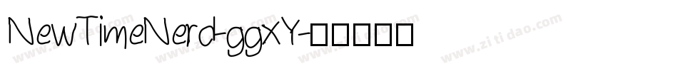 NewTimeNerd-ggxY字体转换