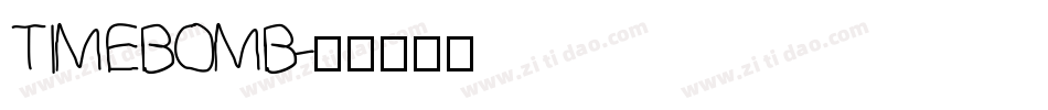 TIMEBOMB字体转换