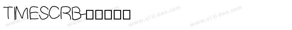 TIMESCRB字体转换