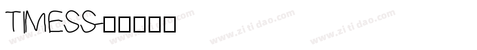 TIMESS字体转换