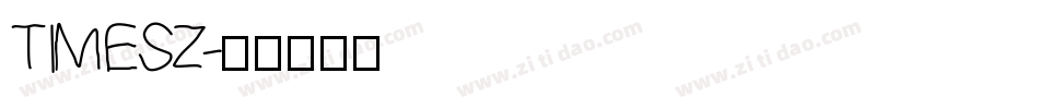 TIMESZ字体转换