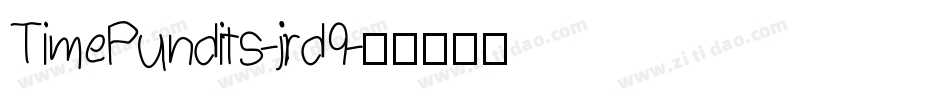 TimePundits-jrd9字体转换