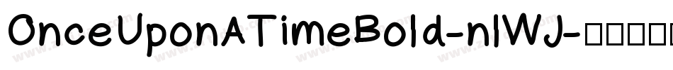 OnceUponATimeBold-nlWJ字体转换
