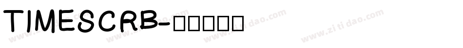 TIMESCRB字体转换
