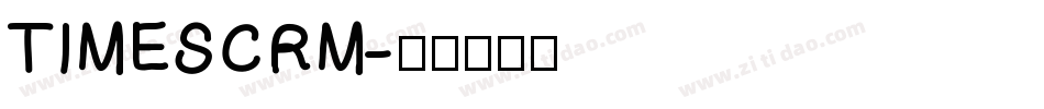 TIMESCRM字体转换