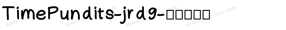 TimePundits-jrd9字体转换