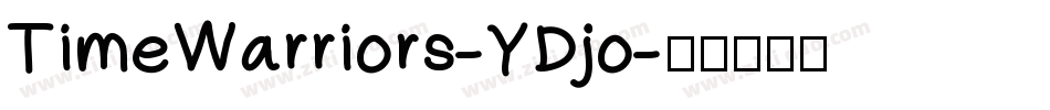 TimeWarriors-YDjo字体转换