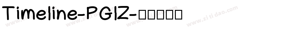 Timeline-PGlZ字体转换