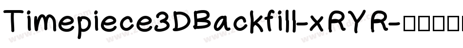 Timepiece3DBackfill-xRYR字体转换