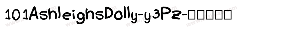 101AshleighsDolly-y3PZ字体转换
