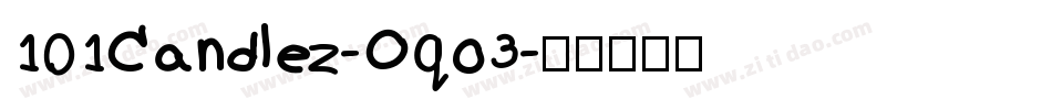101Candlez-Oqo3字体转换