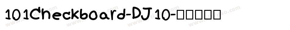 101Checkboard-DJ10字体转换