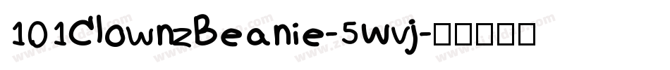101ClownzBeanie-5Wvj字体转换